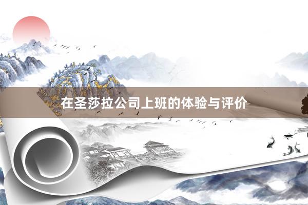 在圣莎拉公司上班的体验与评价